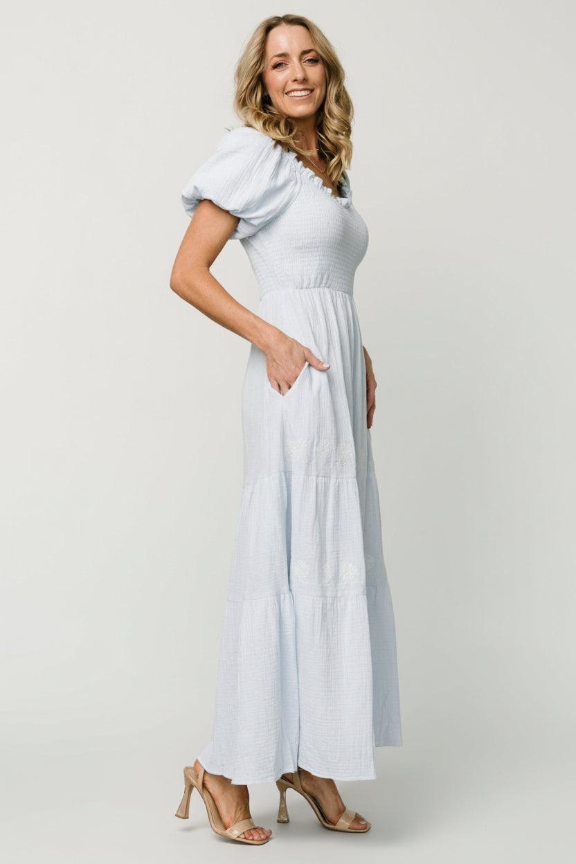 Carrington Maxi Dress | Baltic Born Light Blue