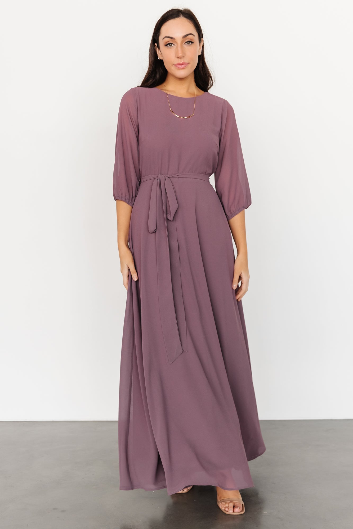 Rebecca Maxi Dress | Baltic Born Vintage Plum