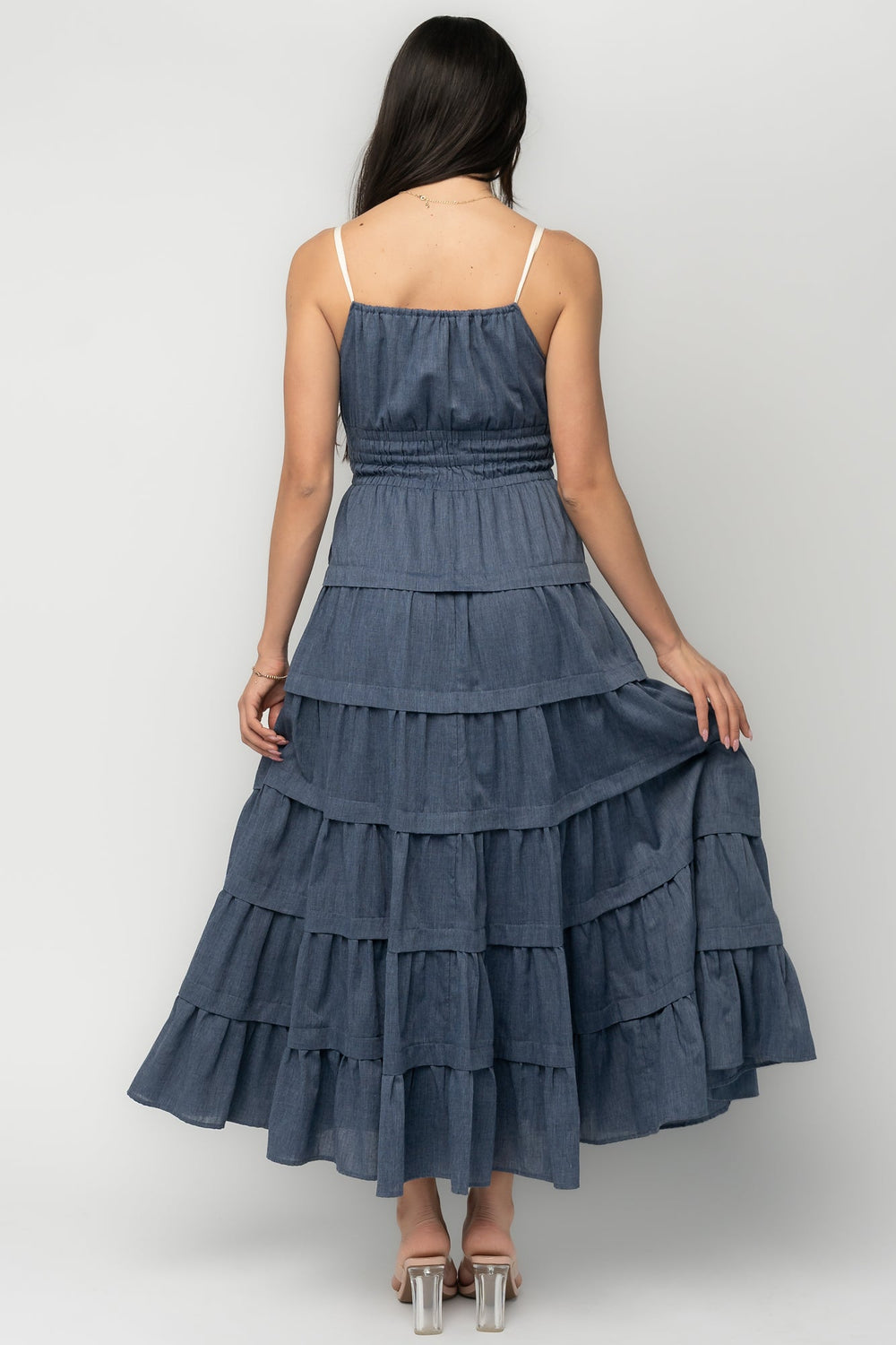 Santiago Maxi Dress | Baltic Born Dark Blue