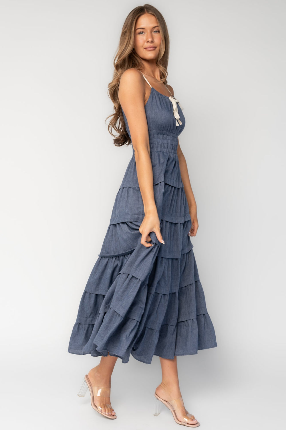 Santiago Maxi Dress | Baltic Born Dark Blue