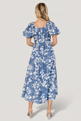 Graceland Maxi Dress | Baltic Born Slate + White Floral
