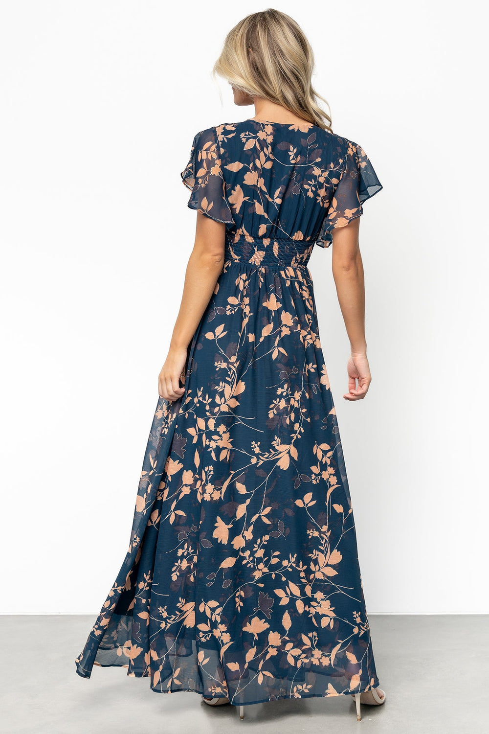 Lynlee Metallic Maxi Dress | Baltic Born Topaz