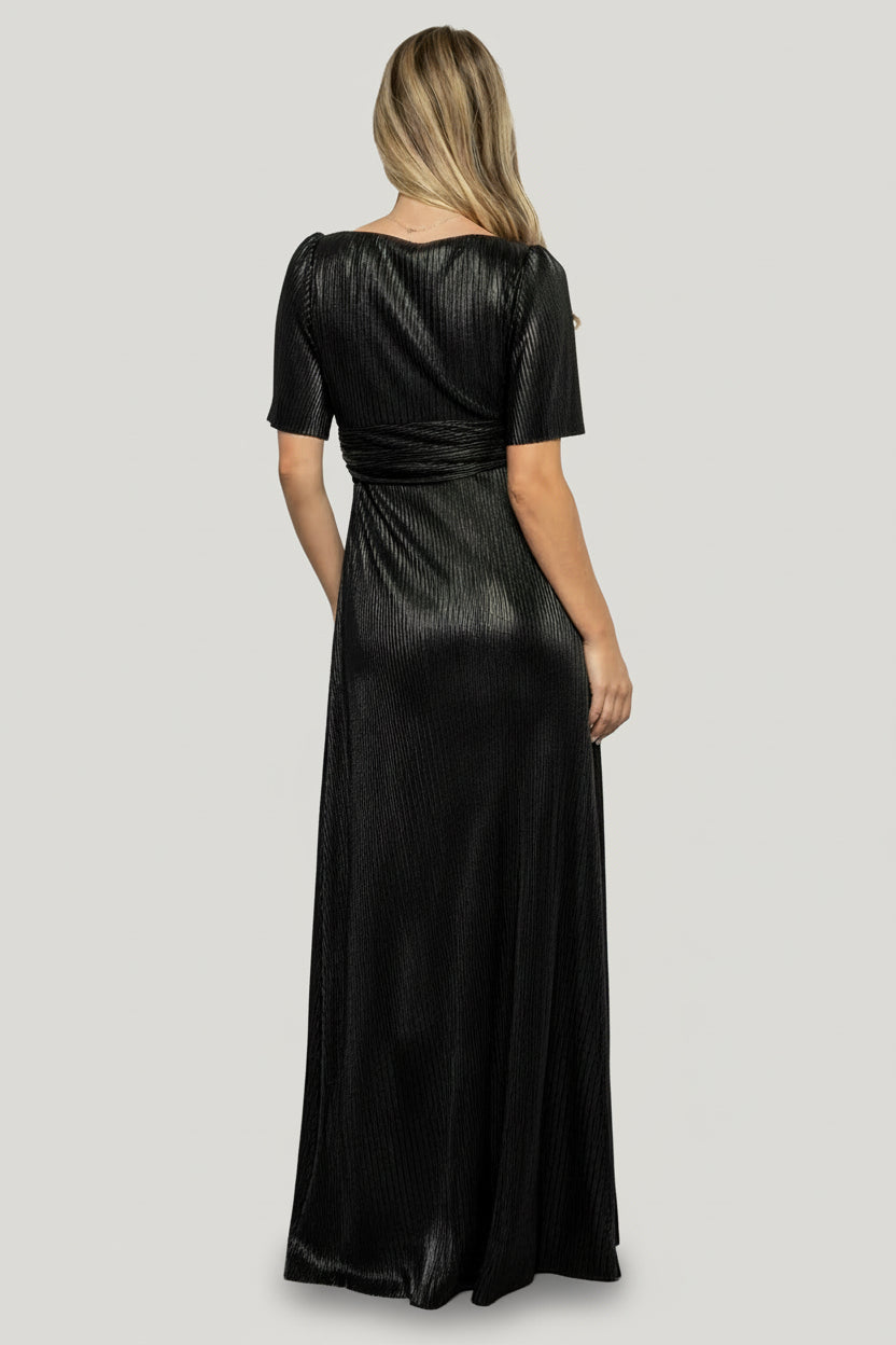 Venetian Pleated Gown | Baltic Born Black