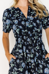 Kristin Maxi Dress | Baltic Born Navy Floral