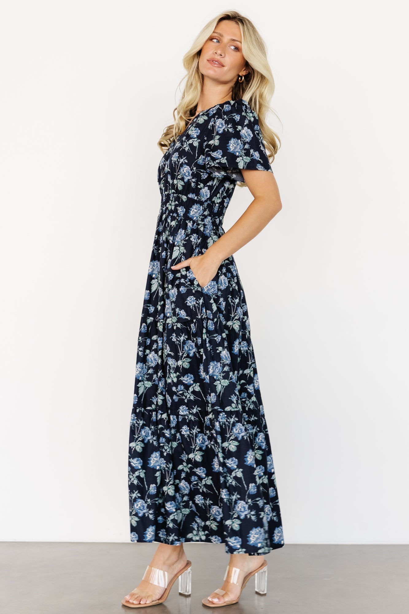 Kristin Maxi Dress | Baltic Born Navy Floral