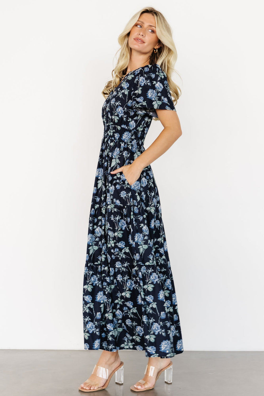 Kristin Maxi Dress | Baltic Born Navy Floral