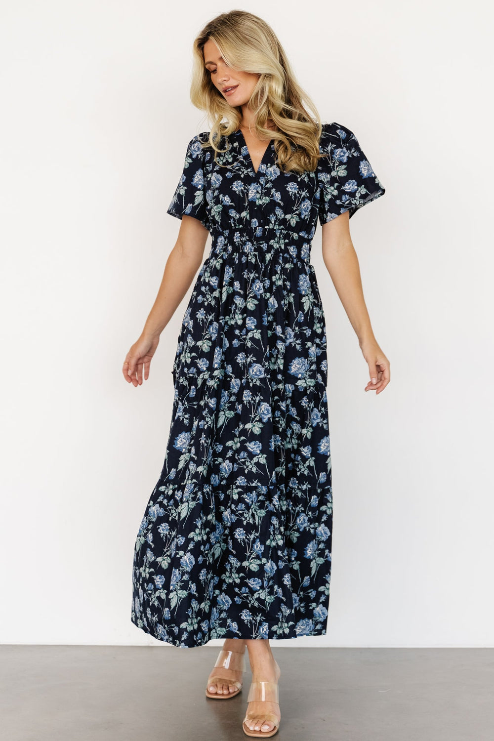 Kristin Maxi Dress | Baltic Born Navy Floral