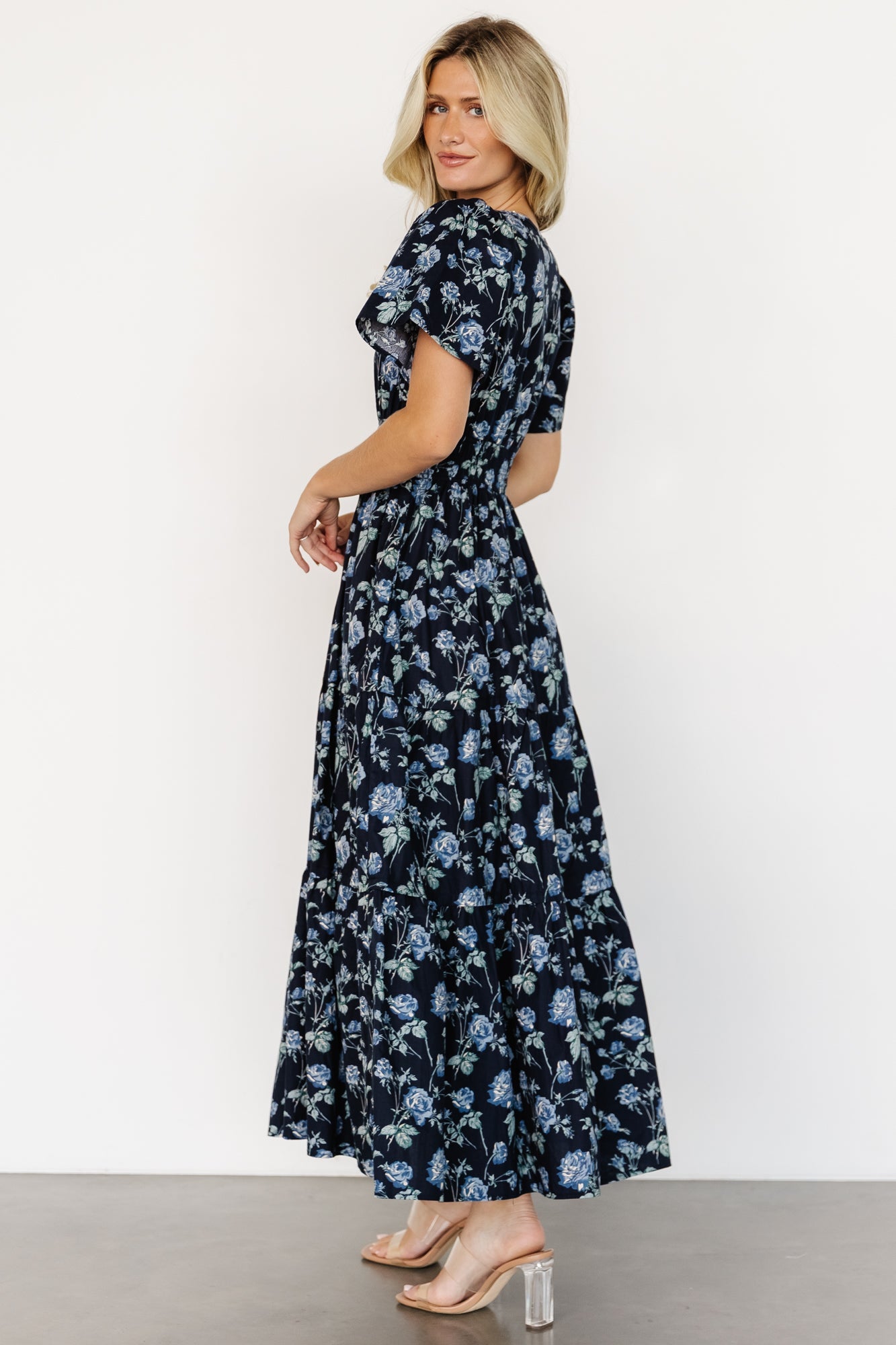 Kristin Maxi Dress | Baltic Born Navy Floral