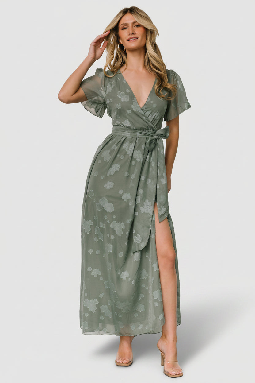 Faye Maxi Dress | Baltic Born Eucalyptus