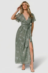 Faye Maxi Dress | Baltic Born Eucalyptus