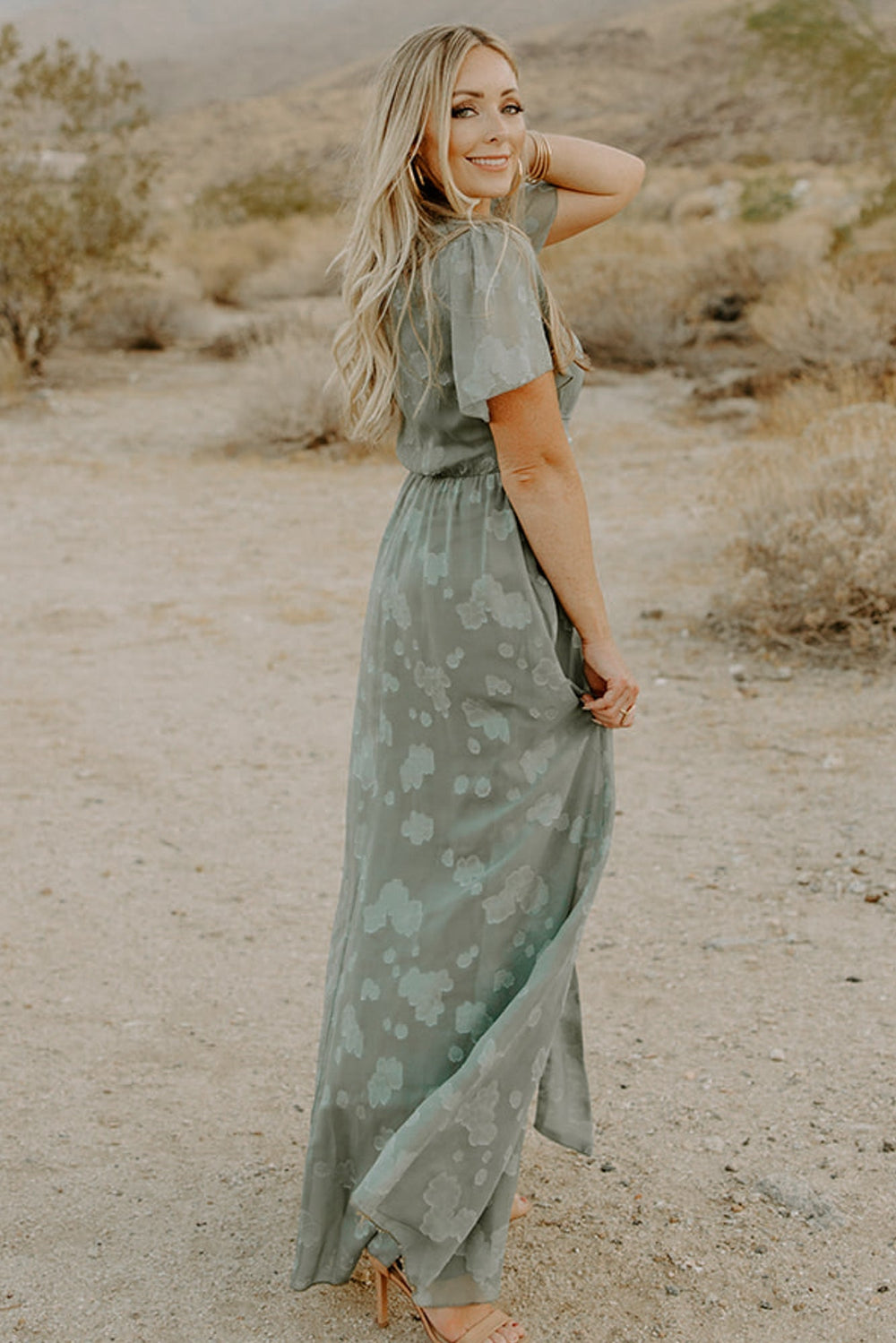 Faye Maxi Dress | Baltic Born Eucalyptus