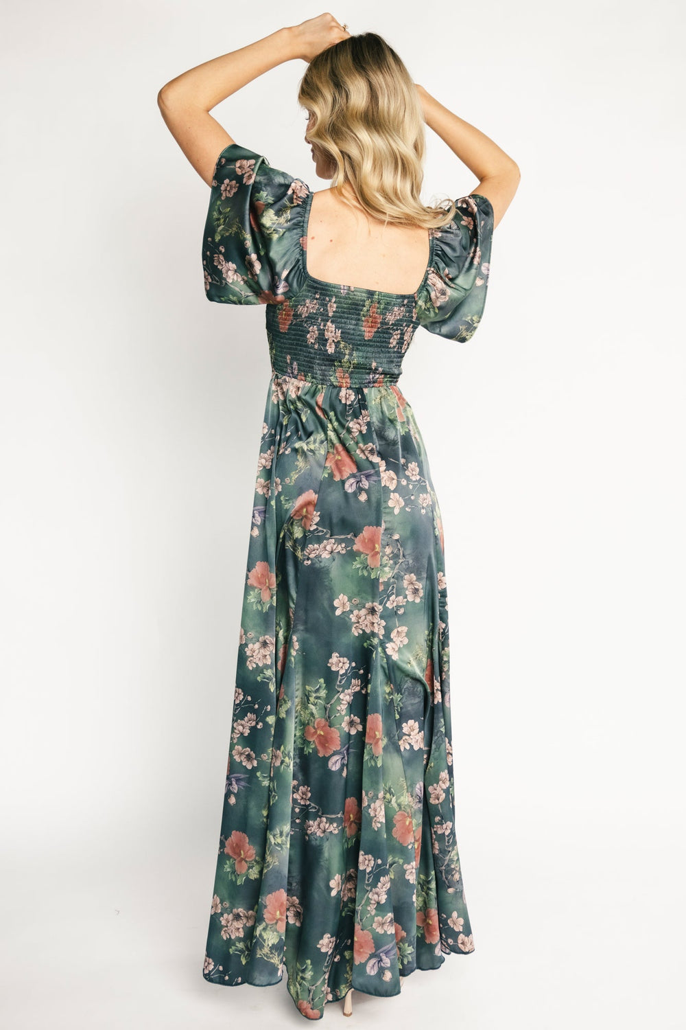 Caterina Maxi Dress | Baltic Born Dark Green Floral