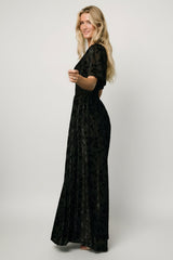 Veronica Velvet Maxi Dress | Baltic Born Black