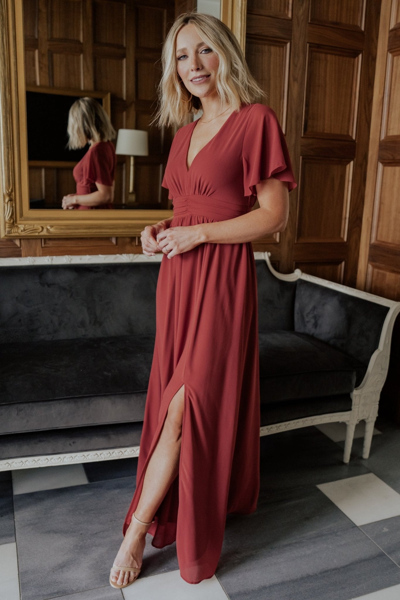 Ramona Maxi Dress | Baltic Born Terracotta