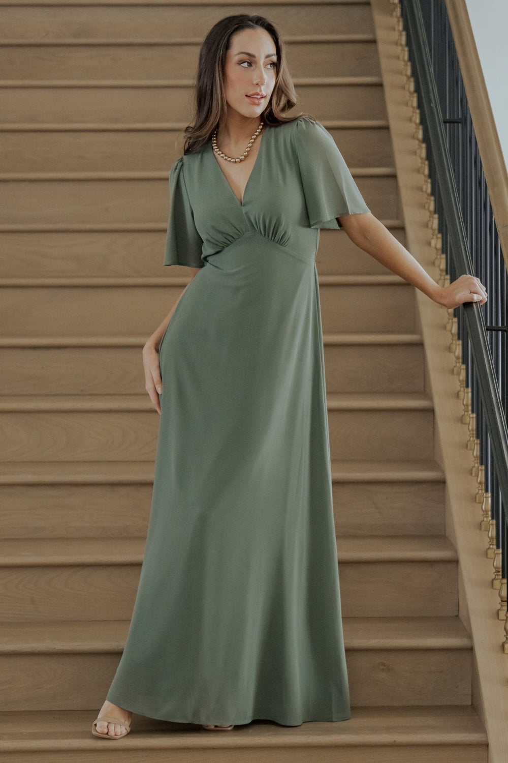 Esti Maxi Dress | Baltic Born Dark Sage