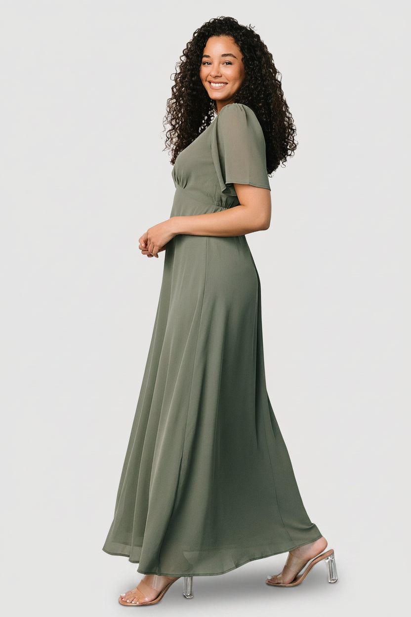 Esti Maxi Dress | Baltic Born Dark Sage