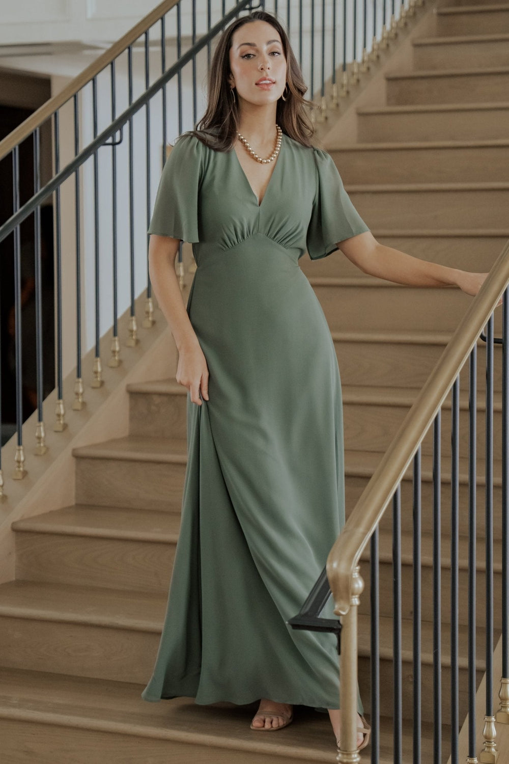 Esti Maxi Dress | Baltic Born Dark Sage