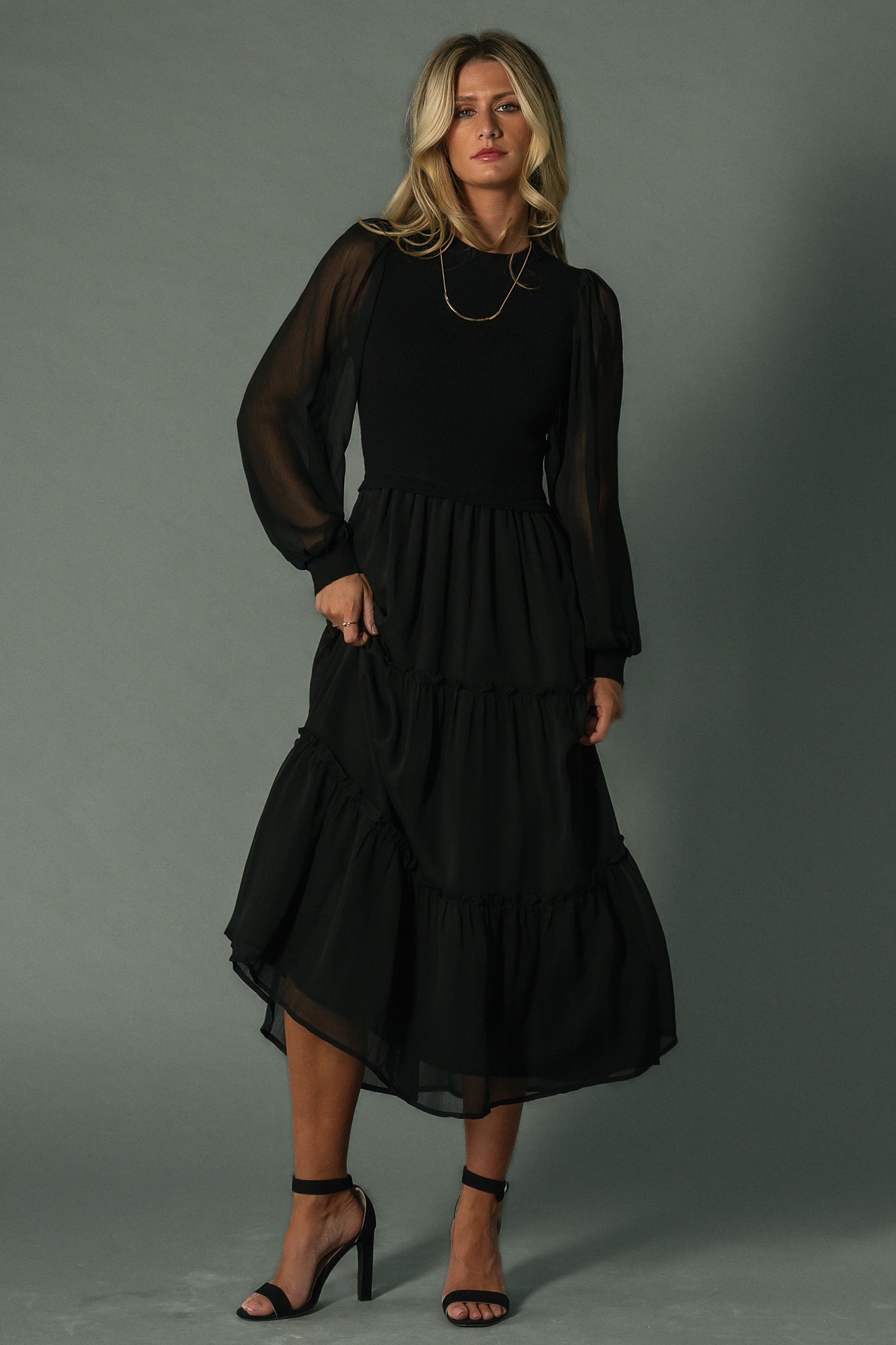 Remi Ribbed Maxi Dress | Baltic Born Black