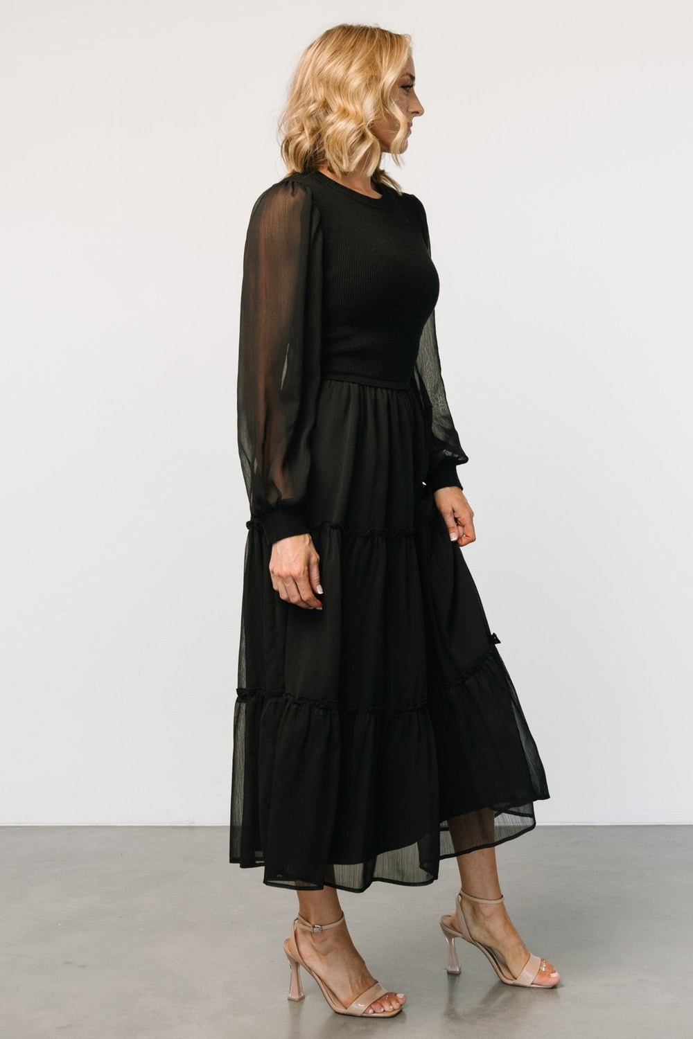 Remi Ribbed Maxi Dress | Baltic Born Black
