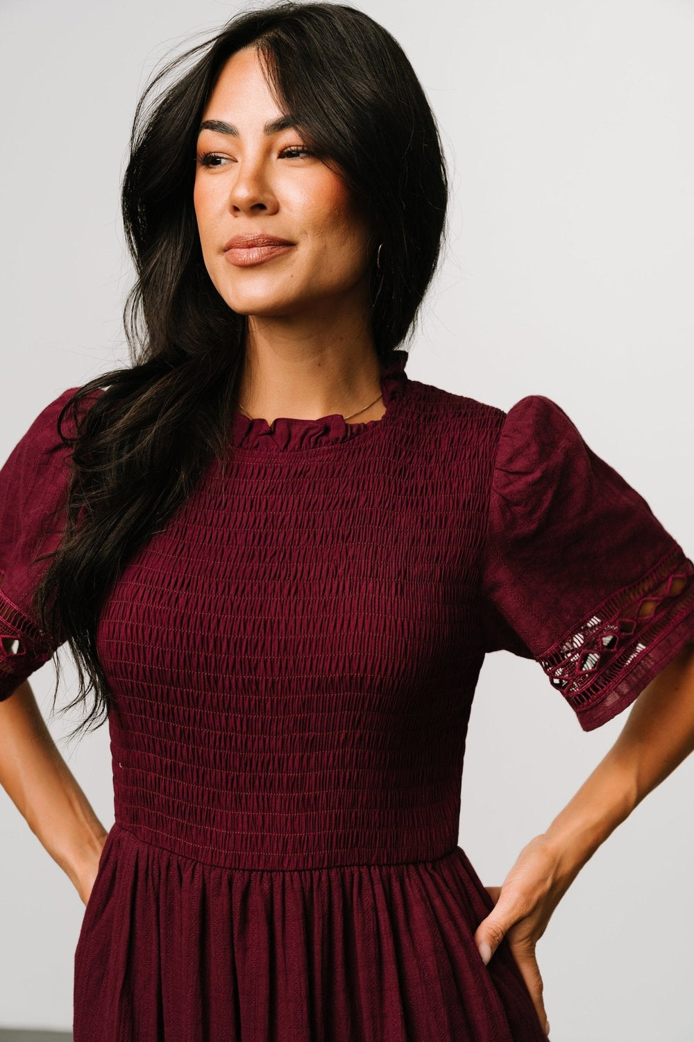 Loveland Geo Lace Maxi Dress | Baltic Born Mulberry