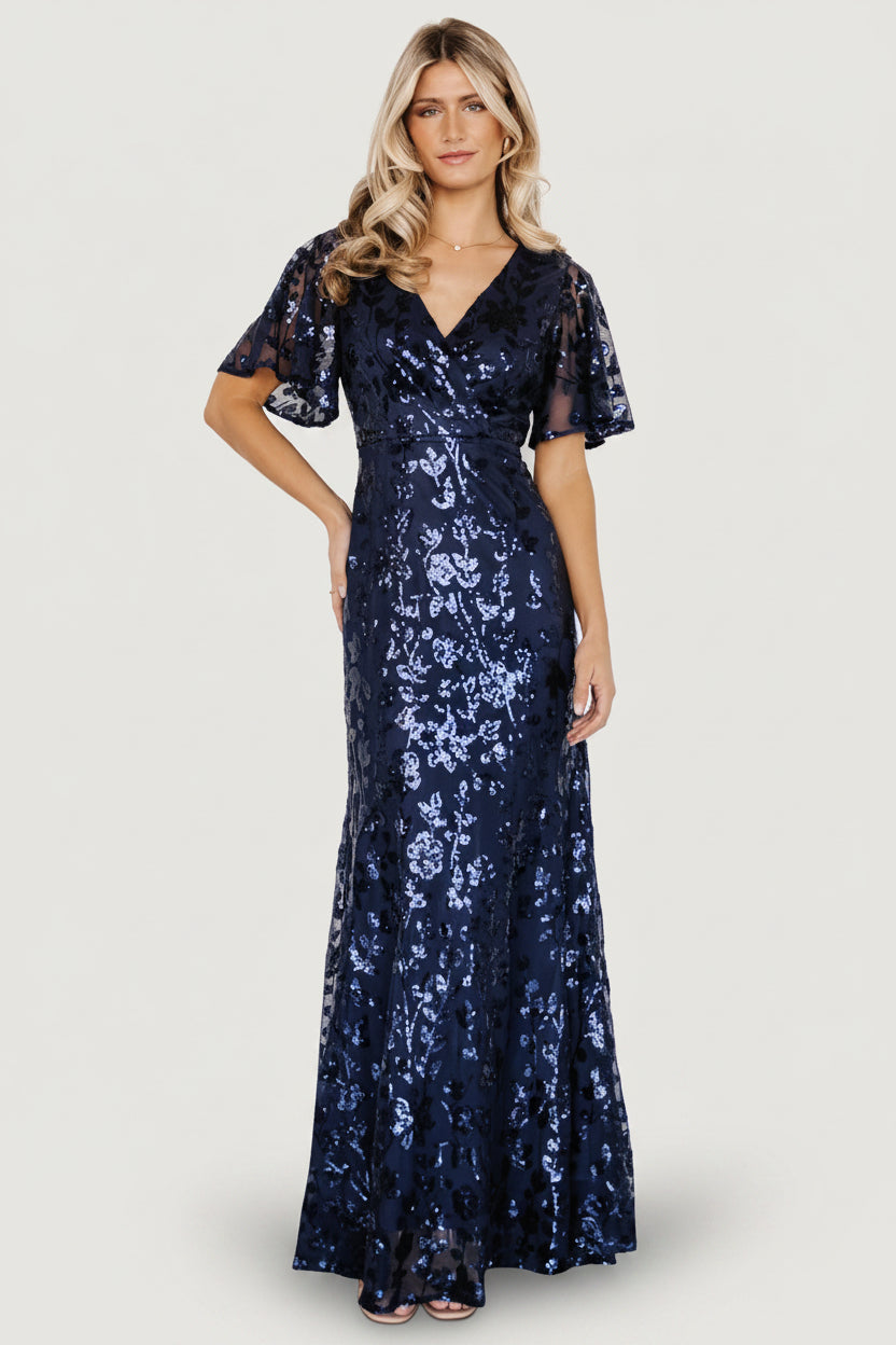 Esme Sequin Dress | Baltic Born Navy