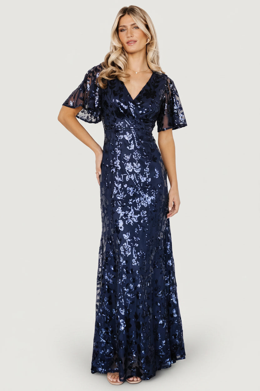 Esme Sequin Dress | Baltic Born Navy