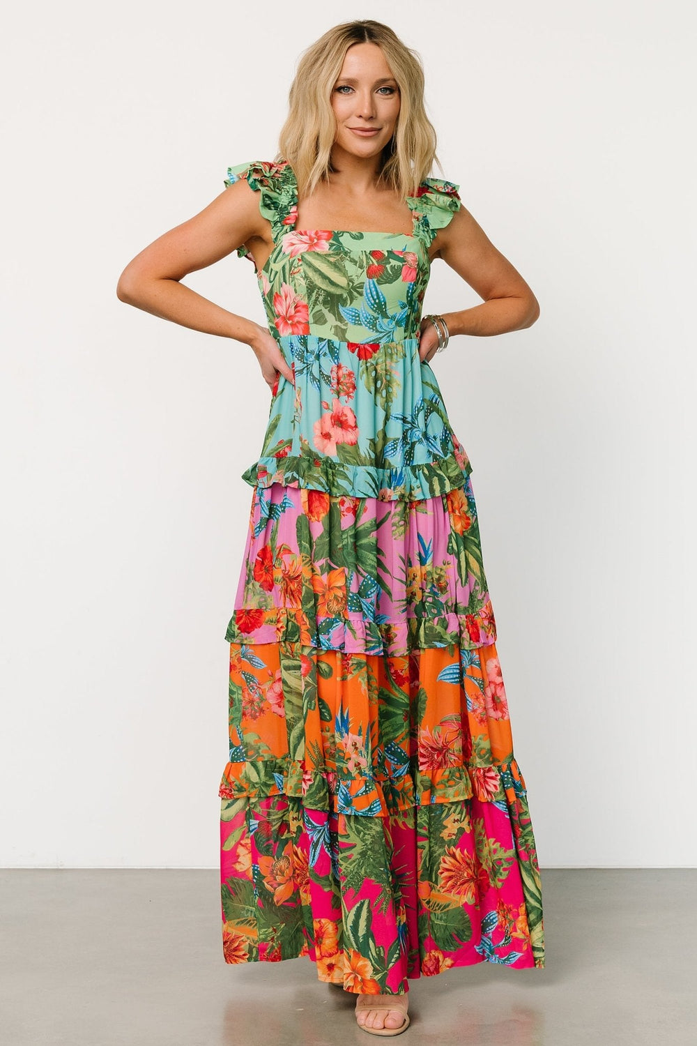 Sundara Tiered Maxi Dress | Baltic Born Multi