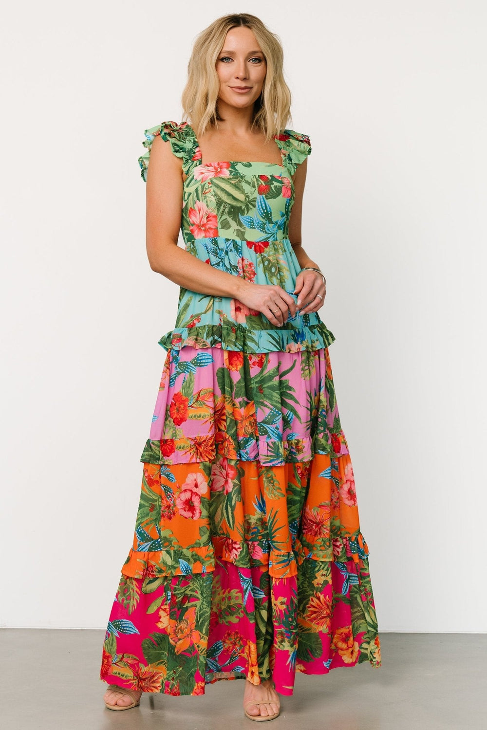 Sundara Tiered Maxi Dress | Baltic Born Multi