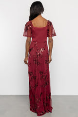 Karina Sequin Maxi Dress | Baltic Born Wine