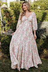 Esther Maxi Dress | Baltic Born Sage + Blush Floral