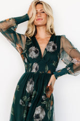 Layla Tulle Maxi Dress | Baltic Born Deep Topaz Floral