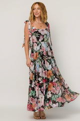 Anita Maxi Dress | Baltic Born Black Multi Floral