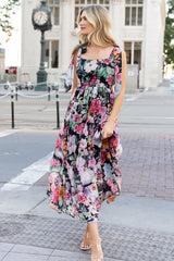 Anita Maxi Dress | Baltic Born Black Multi Floral
