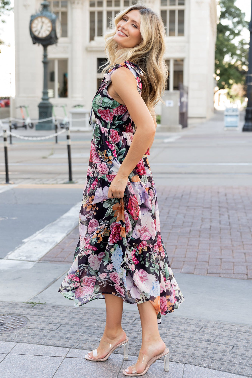 Anita Maxi Dress | Baltic Born Black Multi Floral