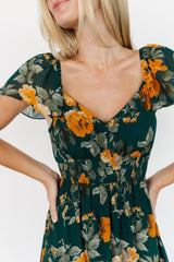 Genevive Maxi Dress | Baltic Born Deep Topaz Floral