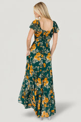 Genevive Maxi Dress | Baltic Born Deep Topaz Floral