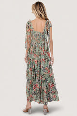 Anita Maxi Dress | Baltic Born Green Multi Floral