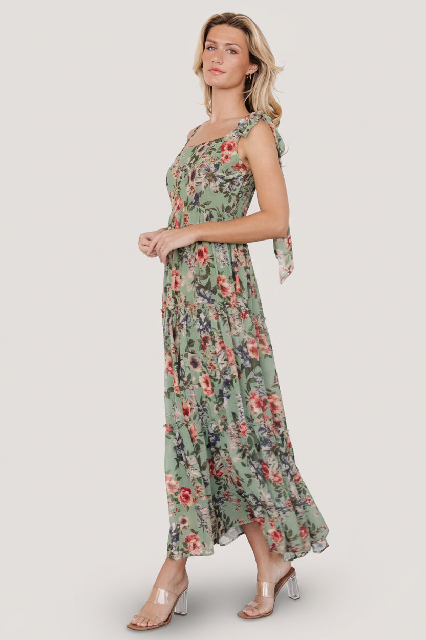 Anita Maxi Dress | Baltic Born Green Multi Floral