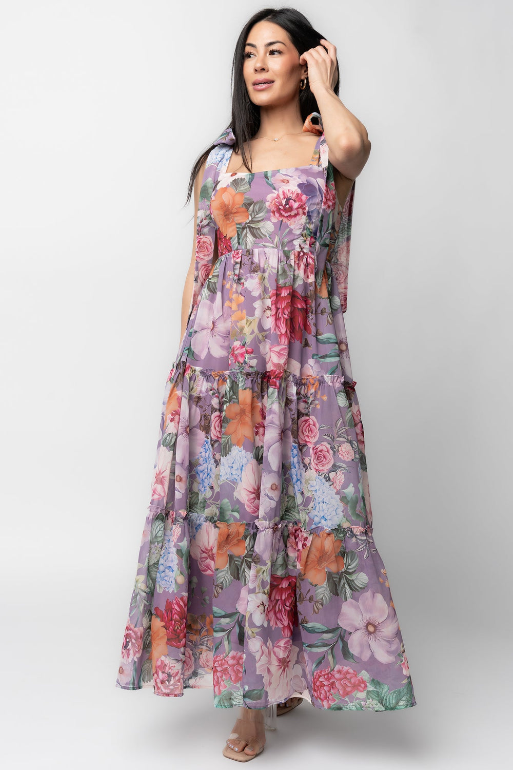 Anita Maxi Dress | Baltic Born Lavender Multi Print