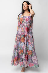 Anita Maxi Dress | Baltic Born Lavender Multi Print