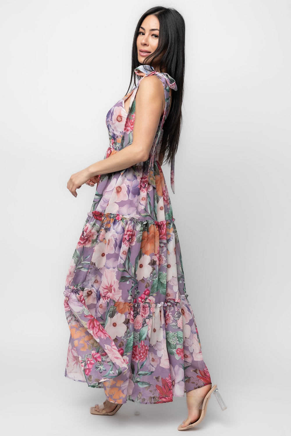 Anita Maxi Dress | Baltic Born Lavender Multi Print