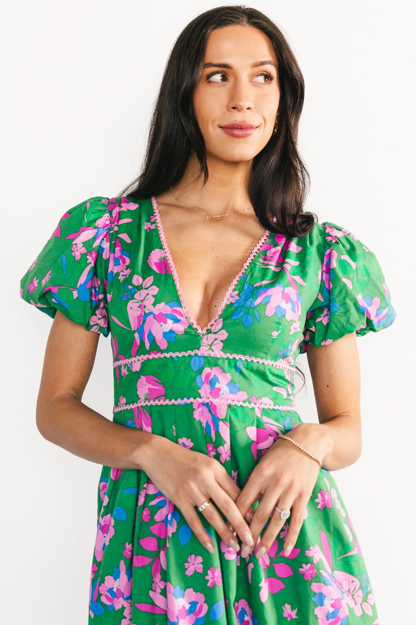 Anya Maxi Dress | Baltic Born Green Multi Print