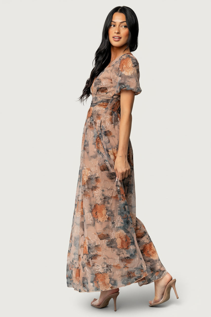 Ardley Maxi Dress | Baltic Born Copper + Slate Floral