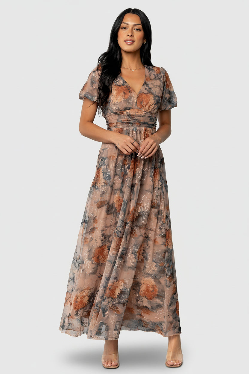 Ardley Maxi Dress | Baltic Born Copper + Slate Floral