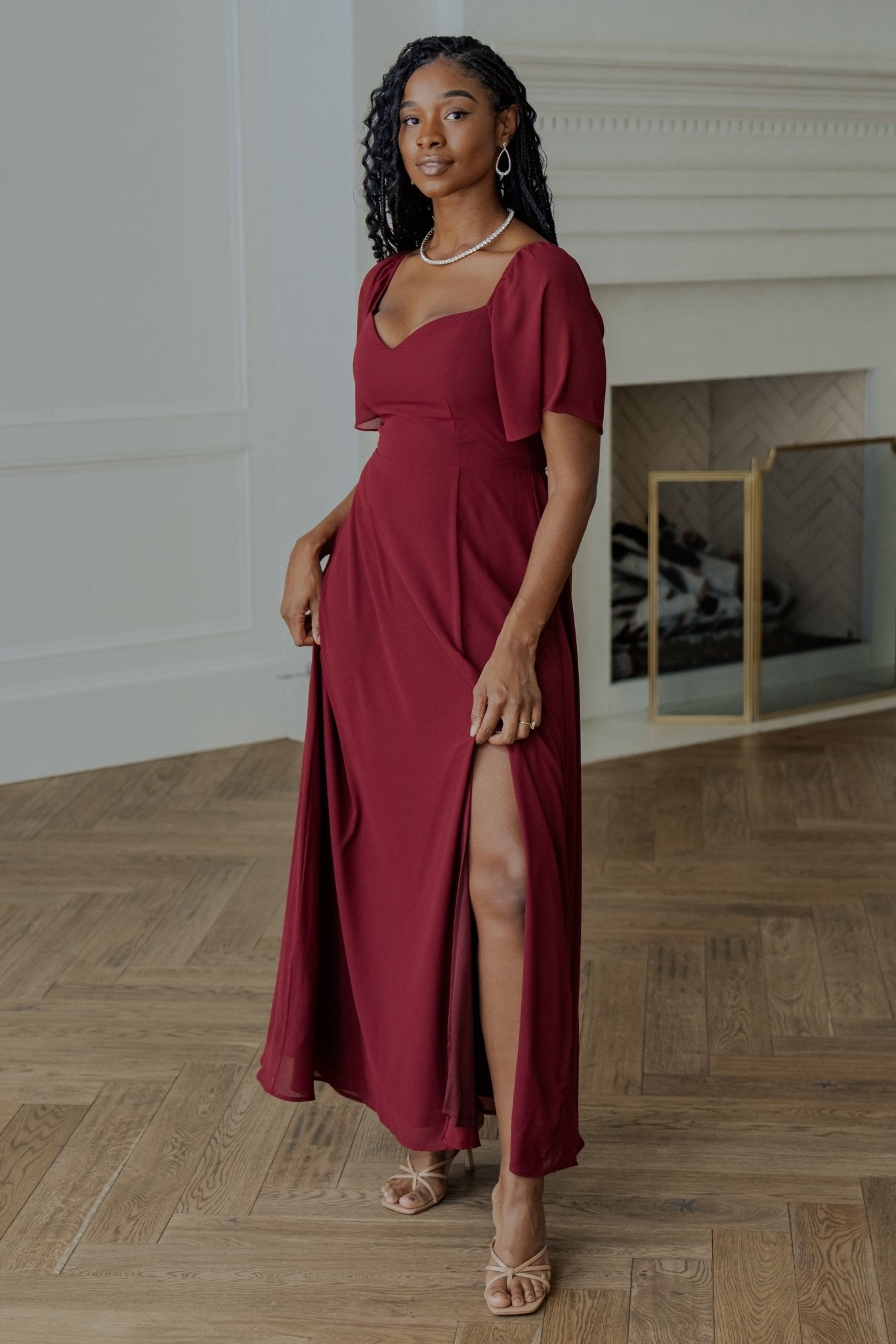 Sierra Sweetheart Maxi Dress | Baltic Born Mulberry