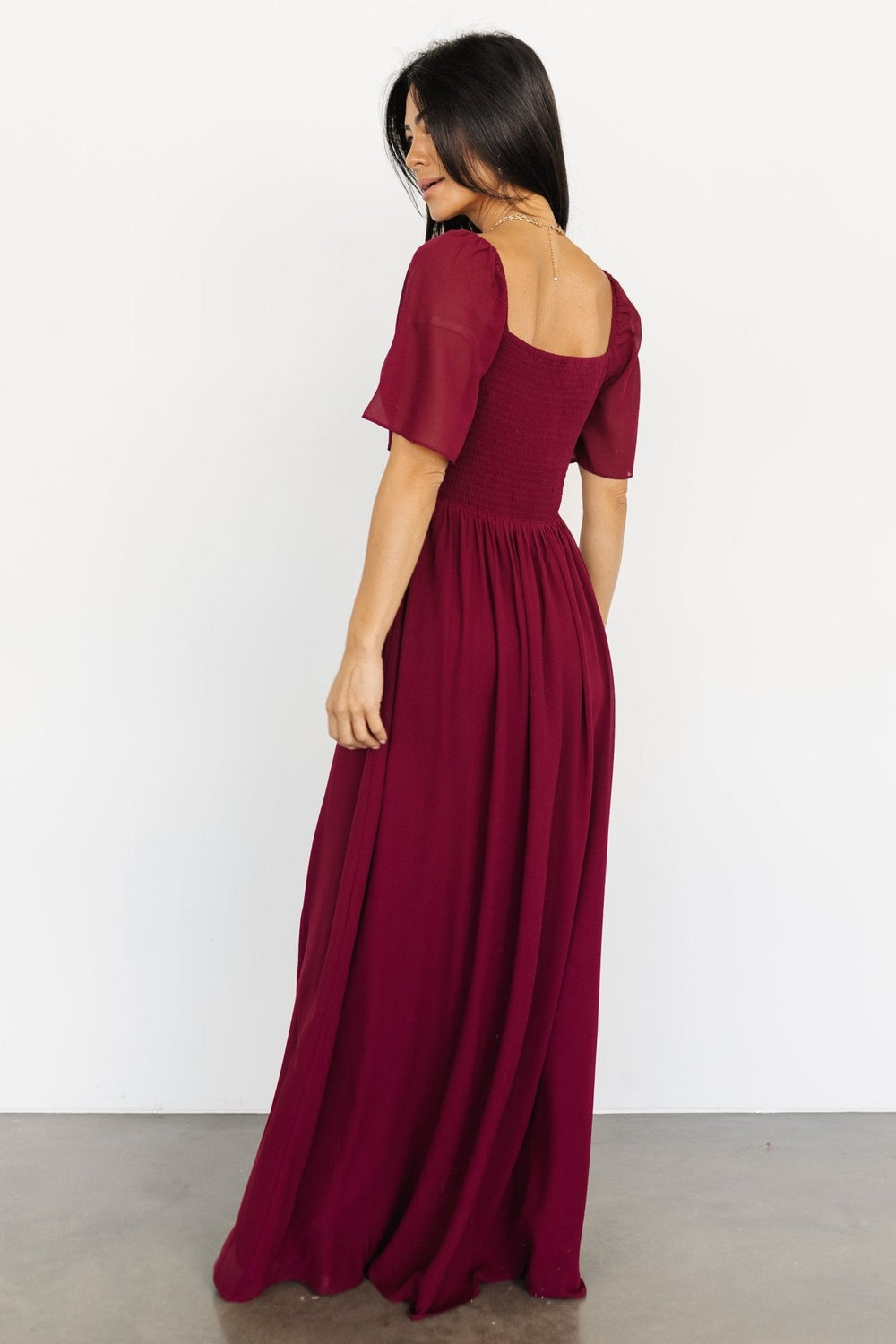 Sierra Sweetheart Maxi Dress | Baltic Born Mulberry