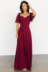 Sierra Sweetheart Maxi Dress | Baltic Born Mulberry