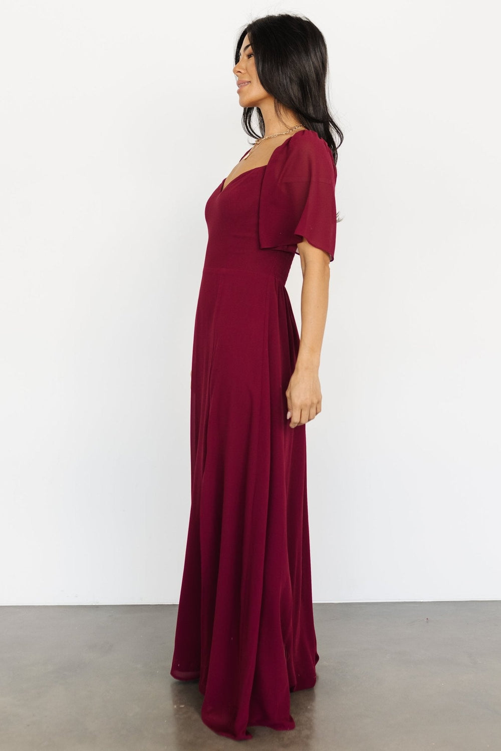 Sierra Sweetheart Maxi Dress | Baltic Born Mulberry