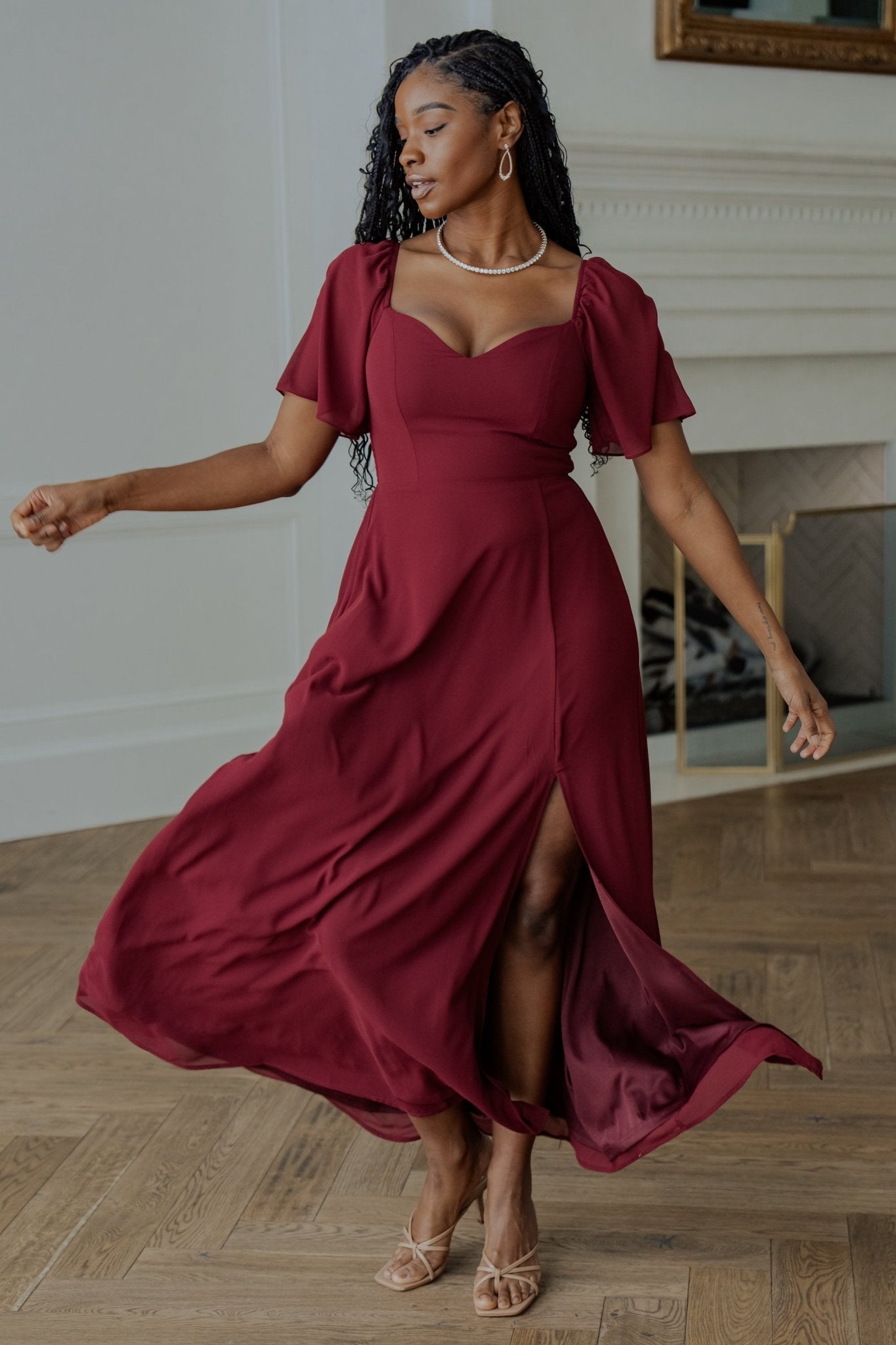 Sierra Sweetheart Maxi Dress | Baltic Born Mulberry