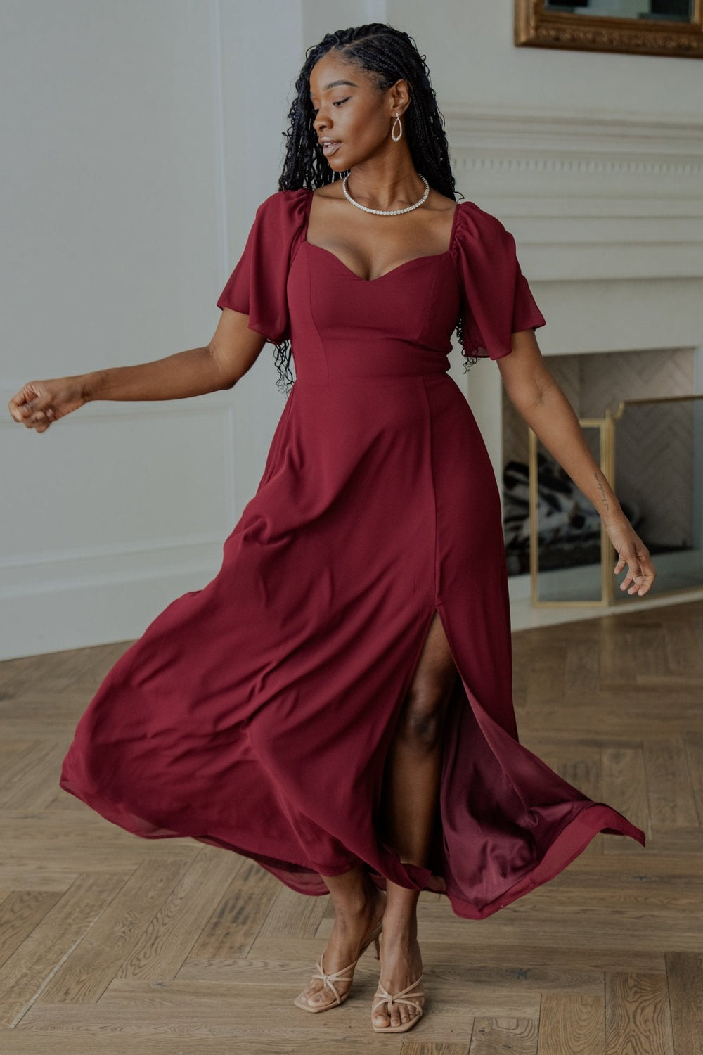 Sierra Sweetheart Maxi Dress | Baltic Born Mulberry